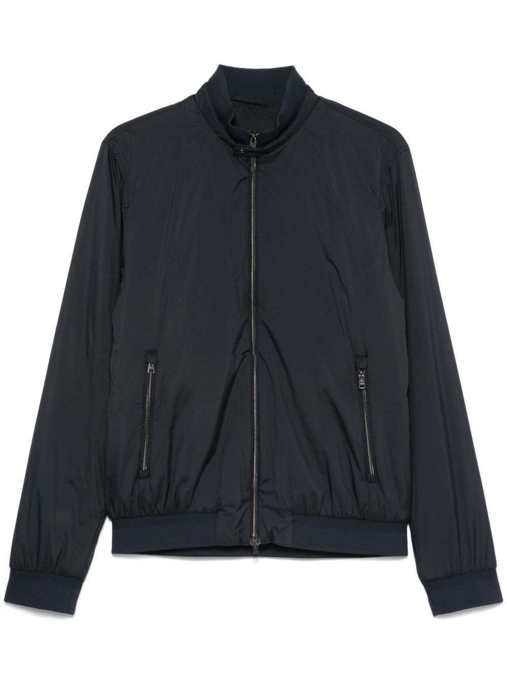 HERNO Zipped Blouson Blouson Jacket — Midnight blue