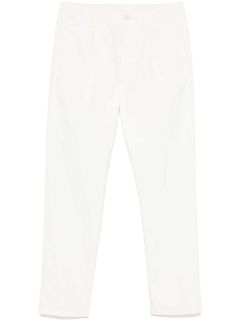 HERNO Cotton Trousers — Cream