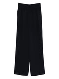 Emporio Armani Elasticated Waistband Trousers — Black