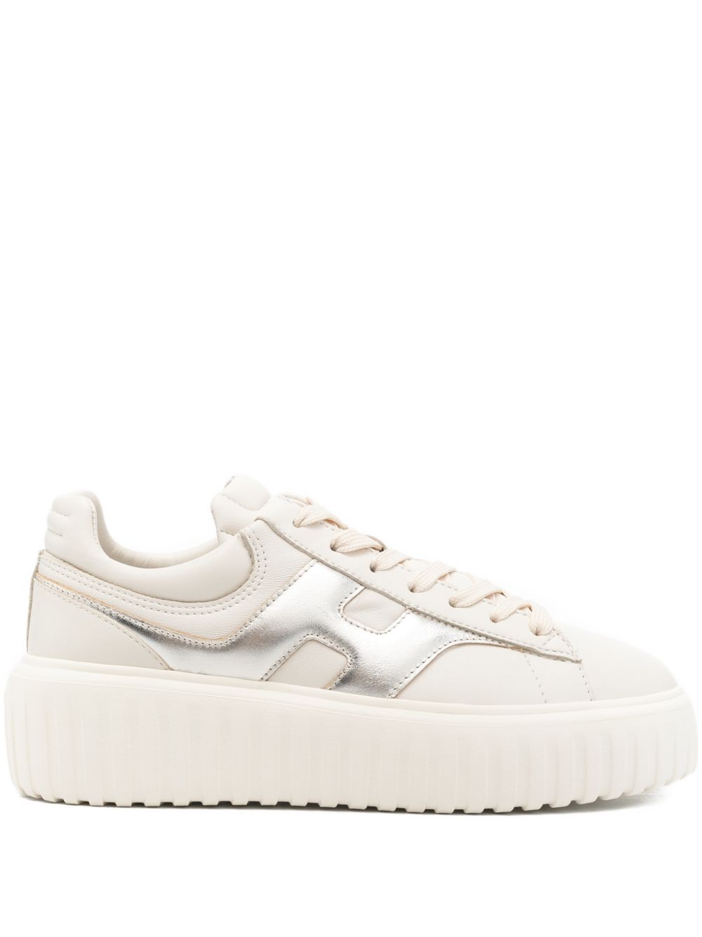 Hogan H-Stripes Sneaker — Off-white