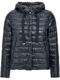 HERNO Quilted Nylon Down Jacket — Navy