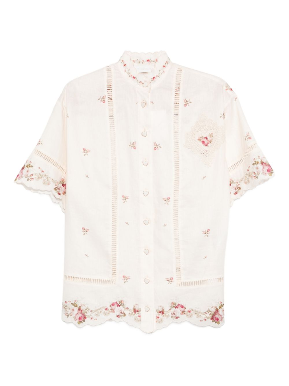 Zimmermann Patience Shirt — Cream