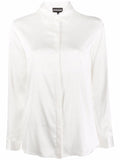 Emporio Armani Silk Blend Shirt — White