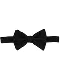 Emporio Armani Silk Bow Tie — Black