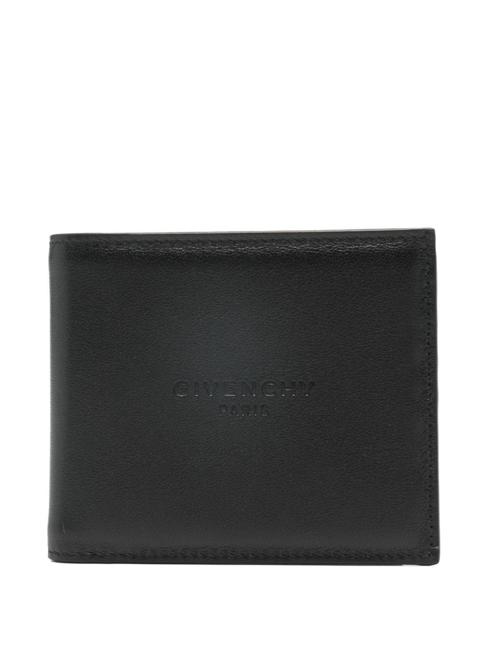 Givenchy Grained Leather Bifold Wallet — Black