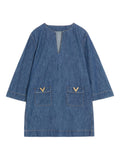 Valentino Dress — Blue