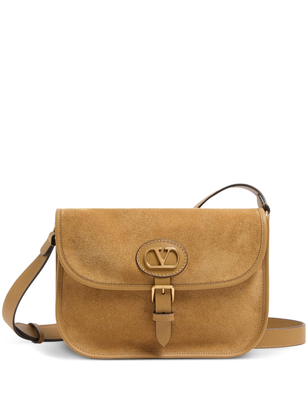 Valentino Garavani Antibes Crossbody Bag — camel