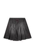 Diesel Pleated Denim Skirt — Charcoal