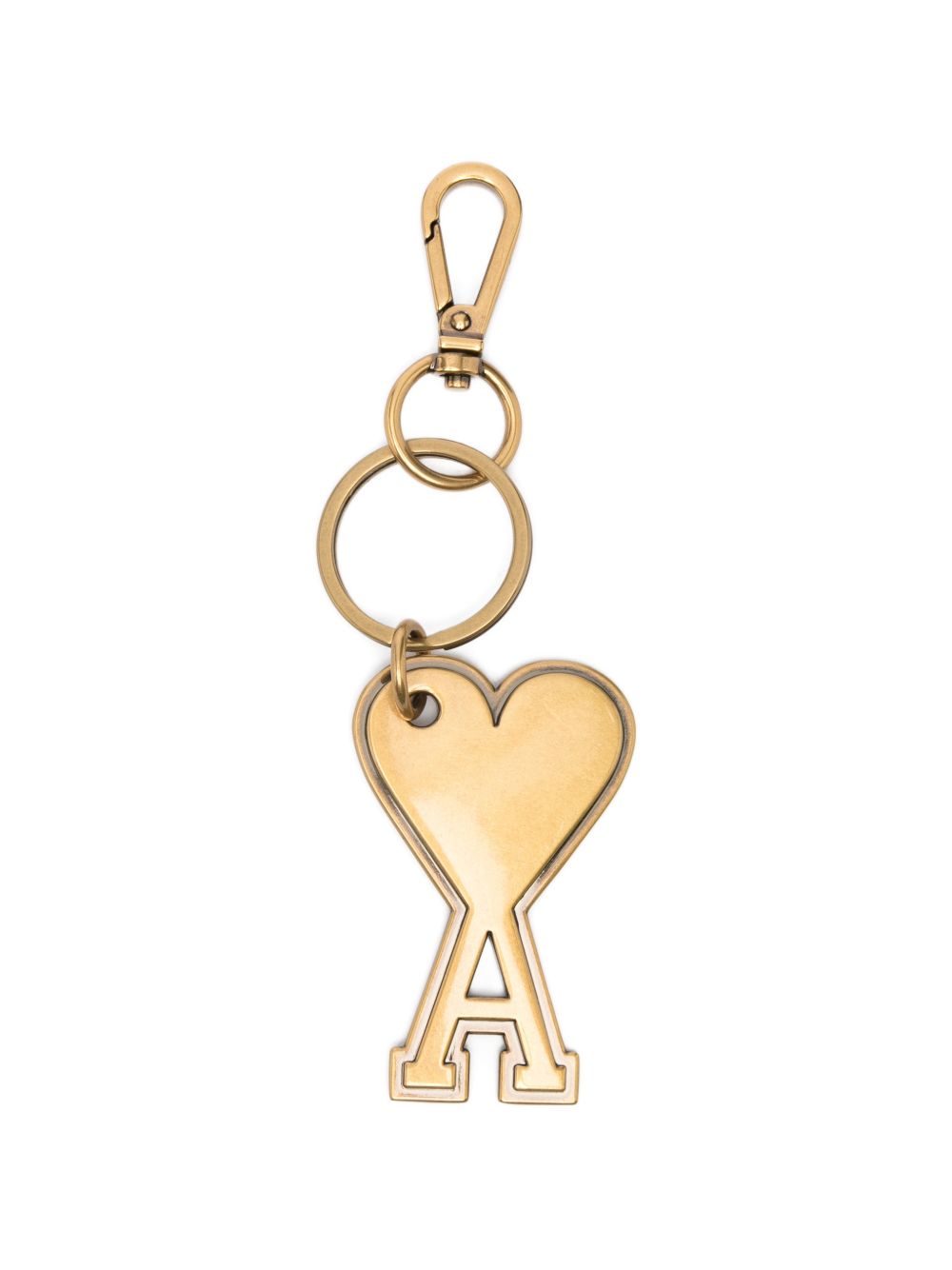 Ami Paris Key Case — Gold