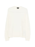 Emporio Armani Wool Crewneck Sweater — beige