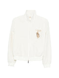 Emporio Armani Tweed Blouson Jacket — Off-white
