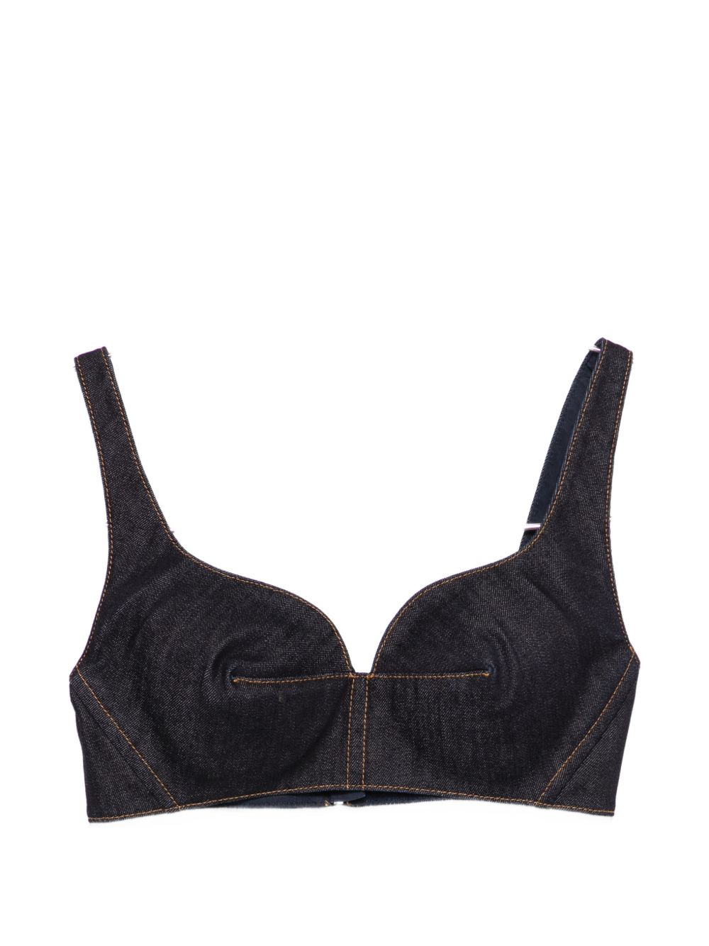 Givenchy Denim Bra Top — Black