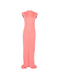 Tom Ford Back Cut-Out Evening Dress — Coral Pink