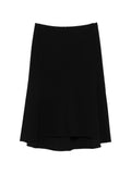 Jil Sander Asymmetric Layered Skirt — Black