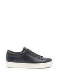 Emporio Armani Leather Sneaker — Black