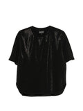 Emporio Armani Studded Knit Sweater — Black