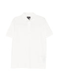 Emporio Armani Logo Cotton Polo — White