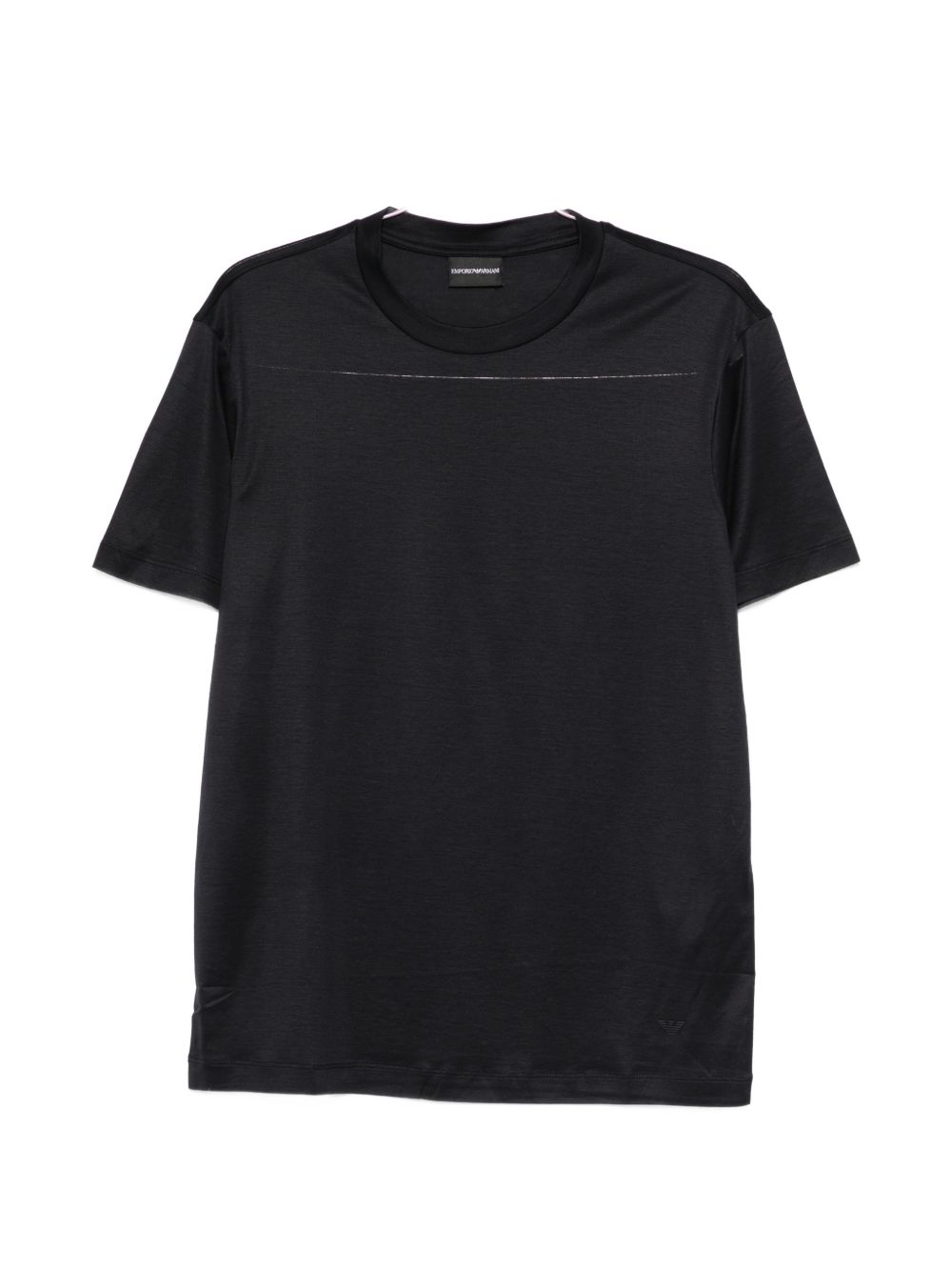 Emporio Armani Cotton Crew Neck T-shirt — Black