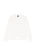 Emporio Armani Logo Cotton Sweatshirt — white