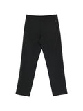 Emporio Armani Wool Blend Trousers — Black