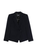 Emporio Armani Double-Breasted Blazer — Navy