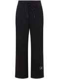 Adidas By Stella McCartney Cotton Drawstring Joggers — Black