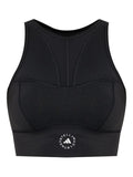 Adidas By Stella McCartney Logo-Detailed Bralette Tank Top — Black