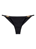Versace La Medusa Bikini Bottom — Black