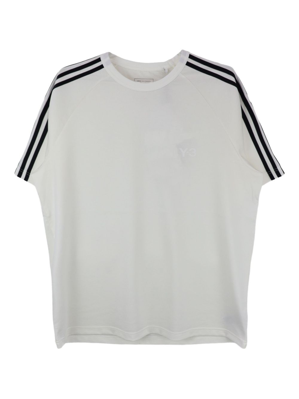 Y-3 Three-Stripe Raglan T-Shirt — Off-White