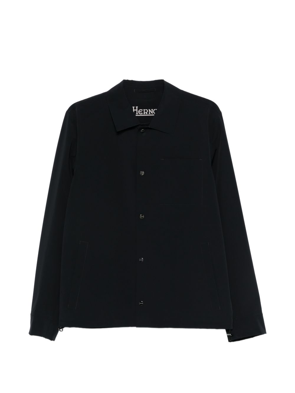 HERNO Nylon Overshirt — Black