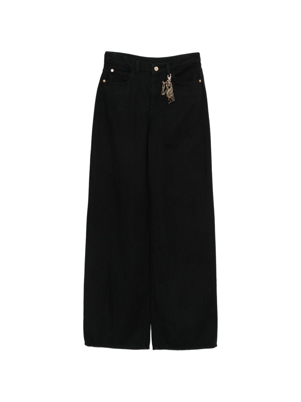 Emporio Armani Cotton Denim Jeans — Black