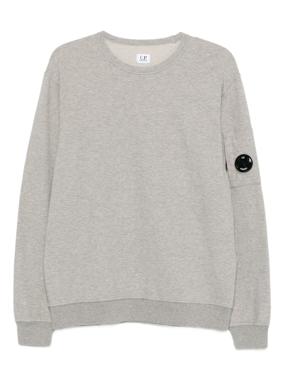 C.P. Company Cotton Crewneck Sweatshirt — Grey