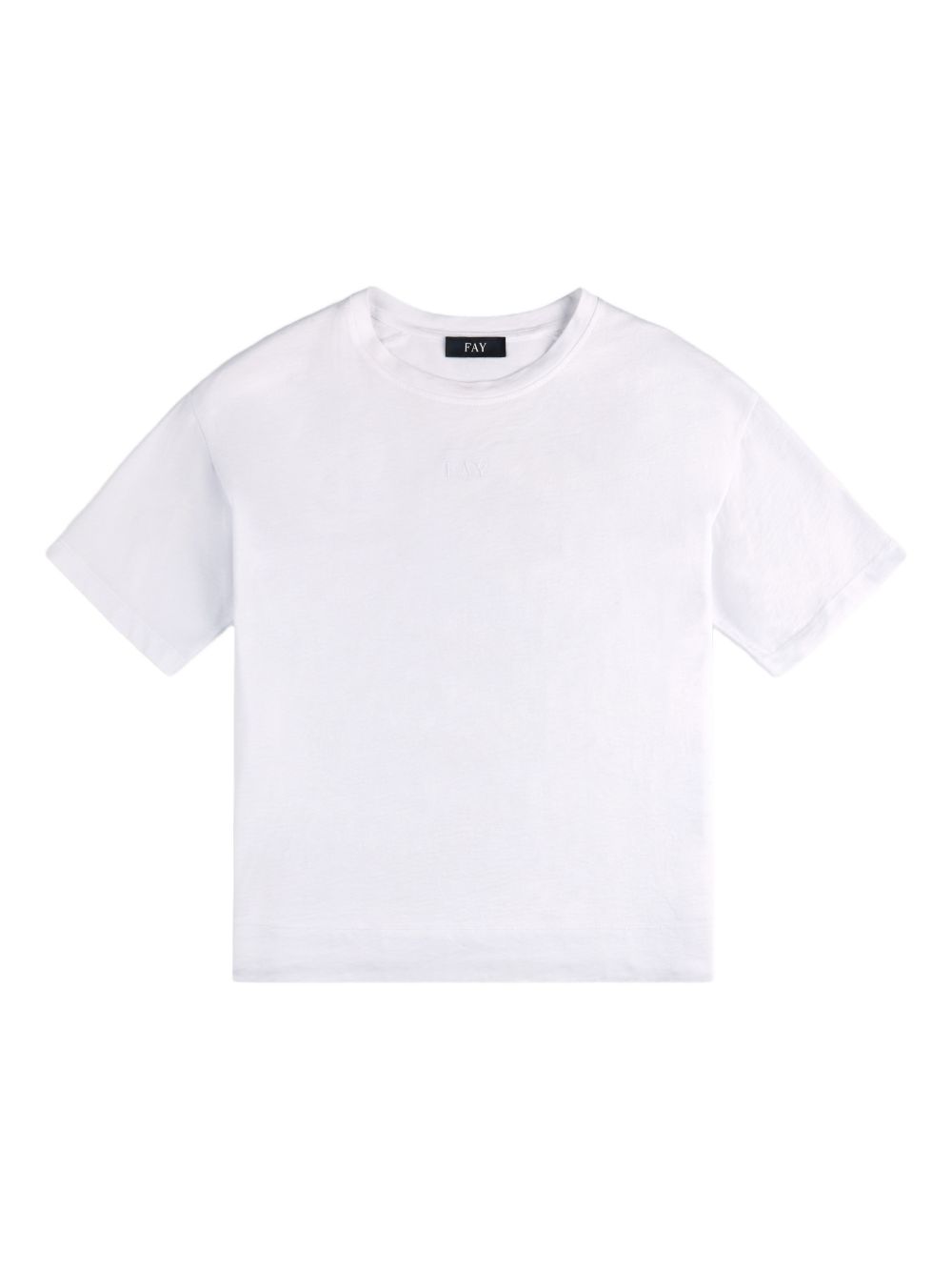 Fay Cotton T-Shirt — White