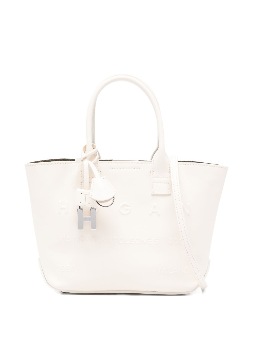 Hogan Address Mini Bag — White