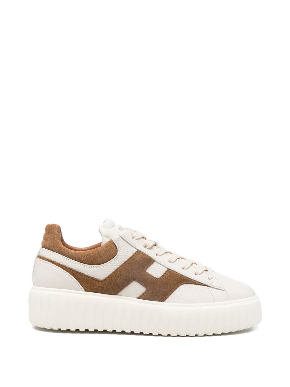 Hogan H-Stripes Sneaker — Beige