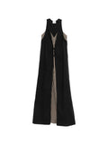 Alysi Striped Dress — Black