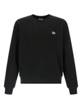 Kenzo Embroidered Logo Cotton Sweatshirt — Black