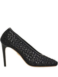 Ferragamo Macramé Pump — Black