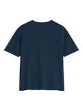 Maison Kitsuné Logo-Patch Cotton T-Shirt — Navy
