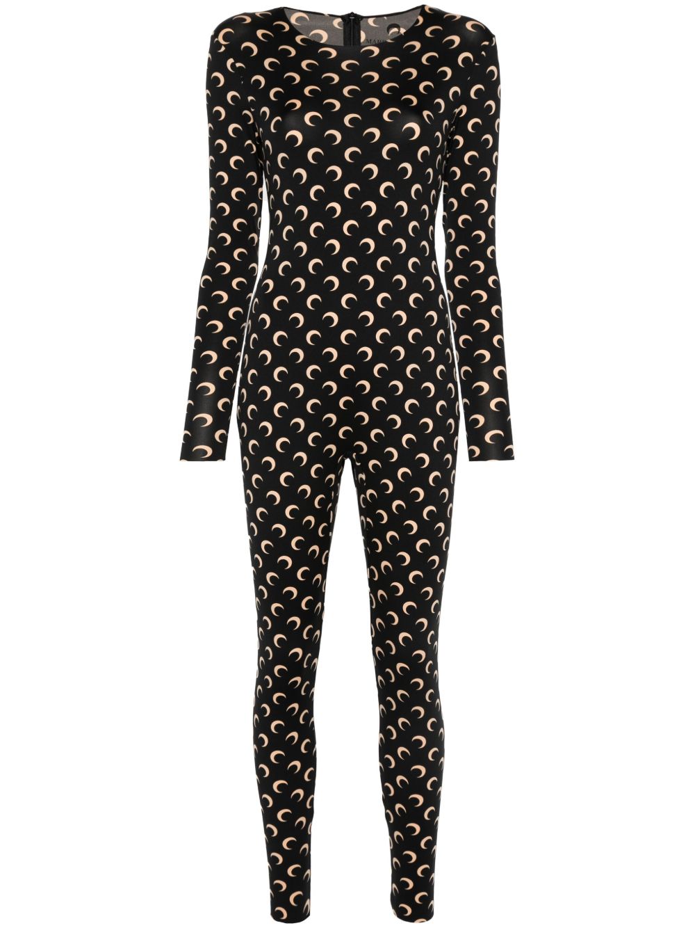 Marine Serre Moon Bodysuit — Black