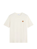 Maison Kitsuné Fox Head Embroidery T-Shirt — Cream