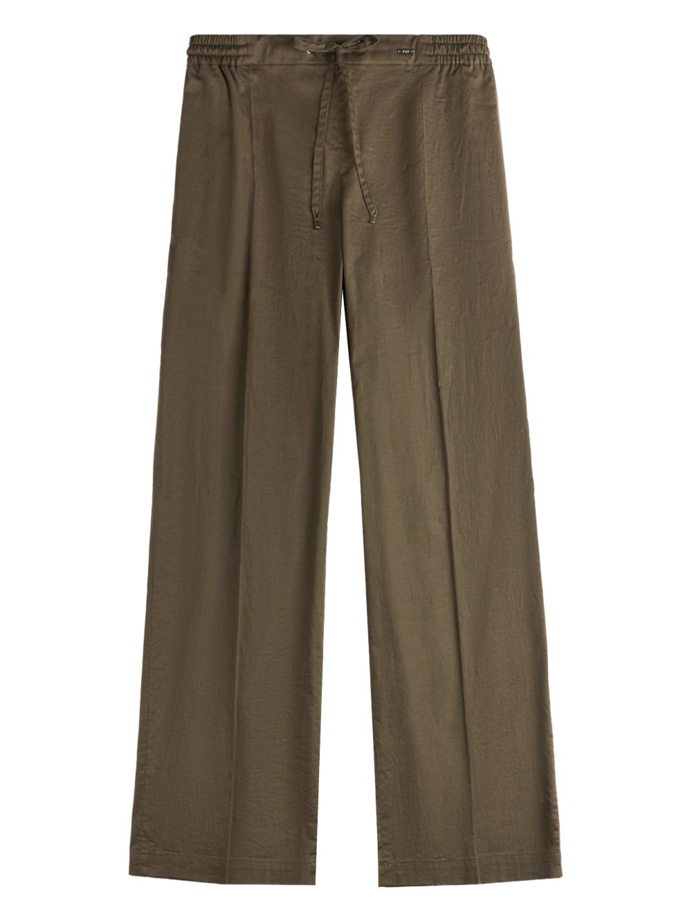 Fay Cotton Trousers — Khaki