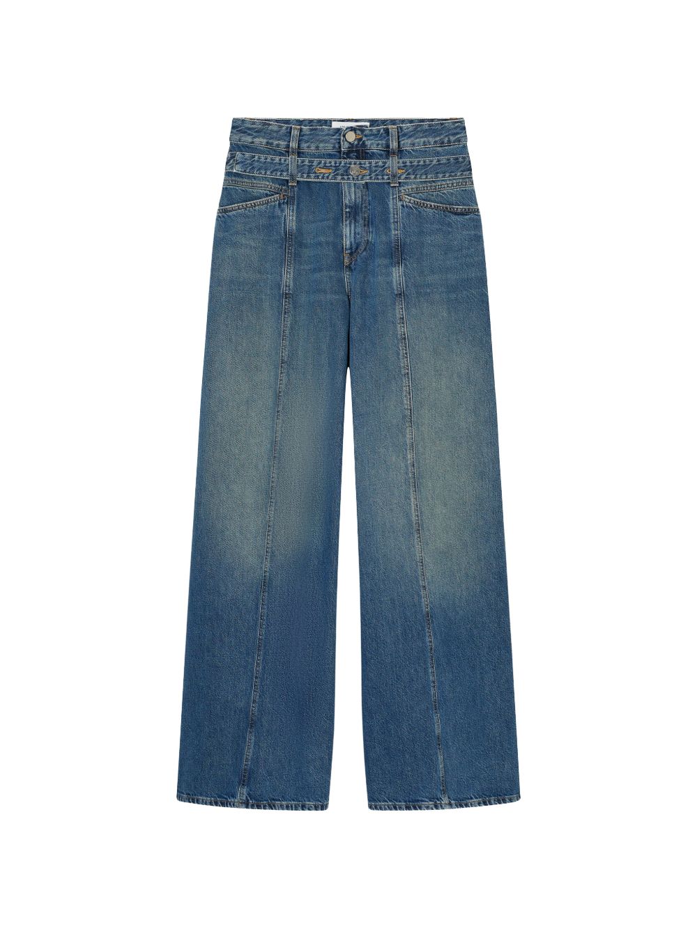 Closed Wide-Leg Denim Jeans — Blue