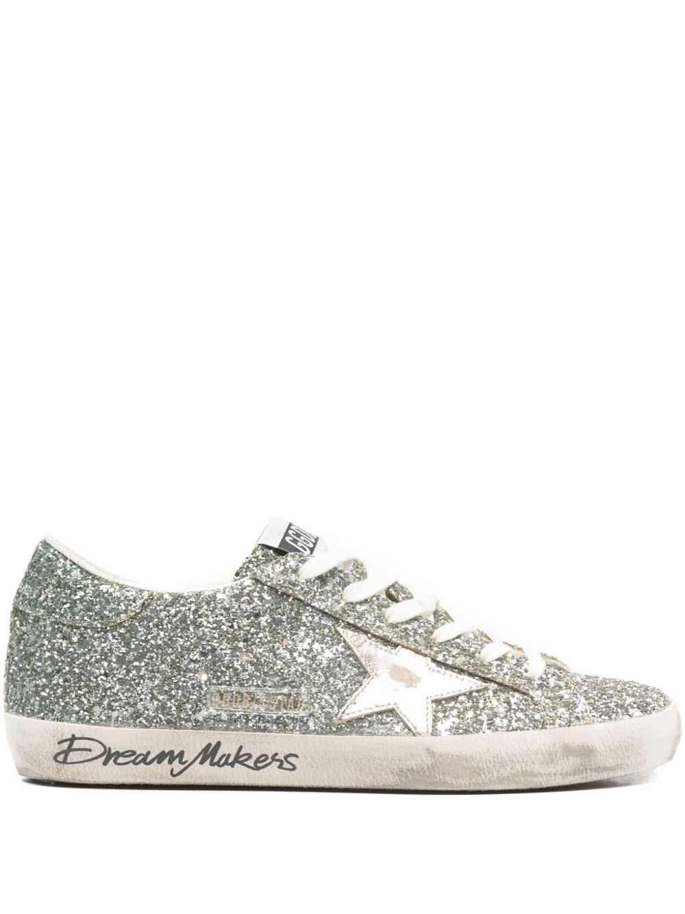 Golden Goose Super-Star Sneaker — silver
