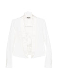 Tom Ford Wool Tuxedo Blazer — White