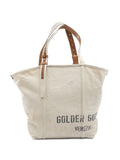 Golden Goose Canvas Tote Bag — Ecru