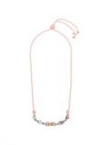 Forte Forte Crystal Braided Necklace — Pink