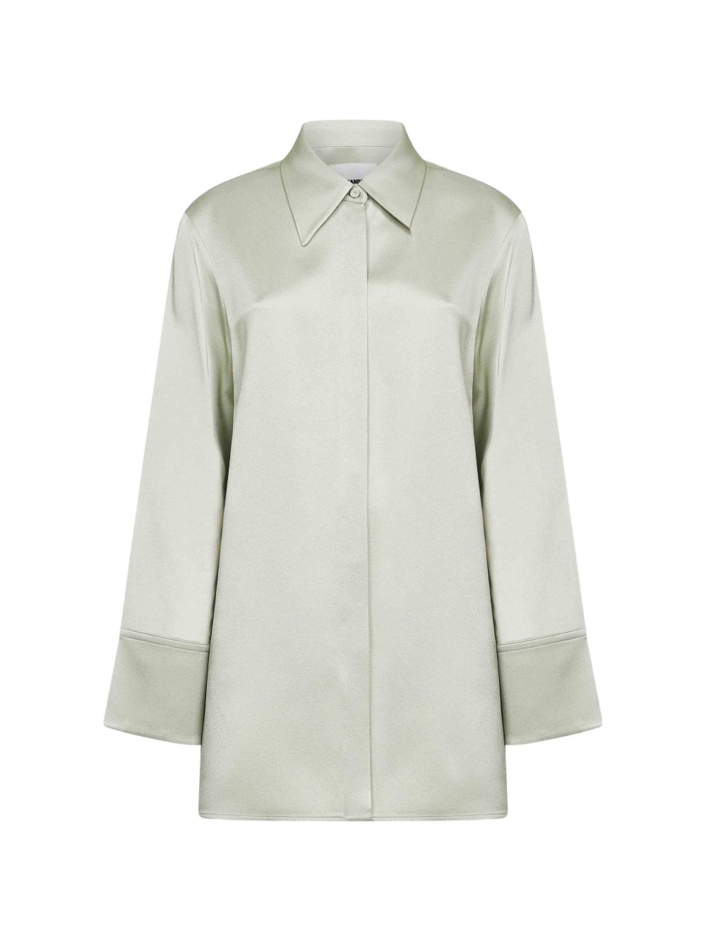 Jil Sander Point-Collar Shirt — Sage