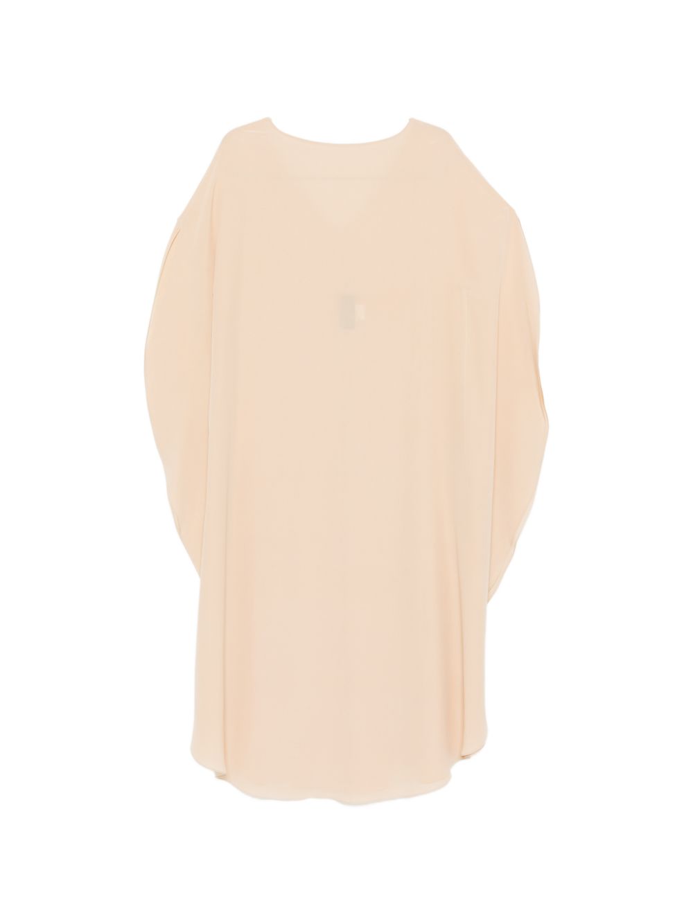 Gianluca Capannolo Silk Midi Dress — Beige