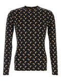 Marine Serre Moon-Print T-Shirt — Black
